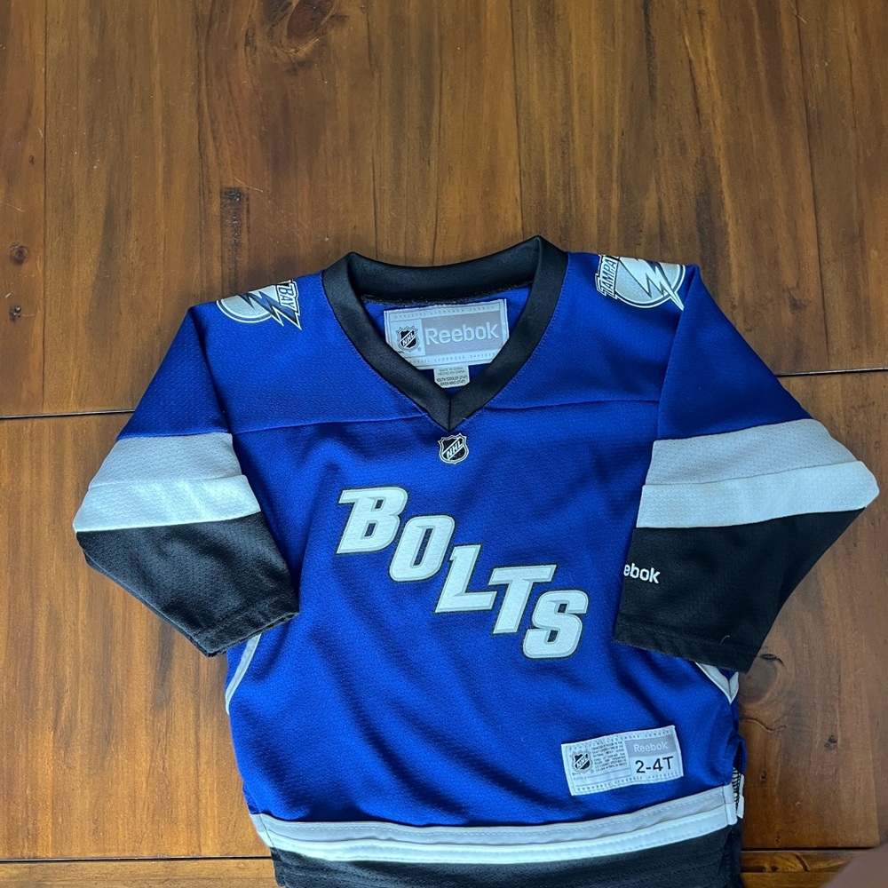 Reebok Kids Tampa Bay Lightning Blue Bolts Jersey